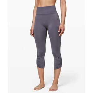 Lululemon Ebb To Street Crop Legging in Moonwalk